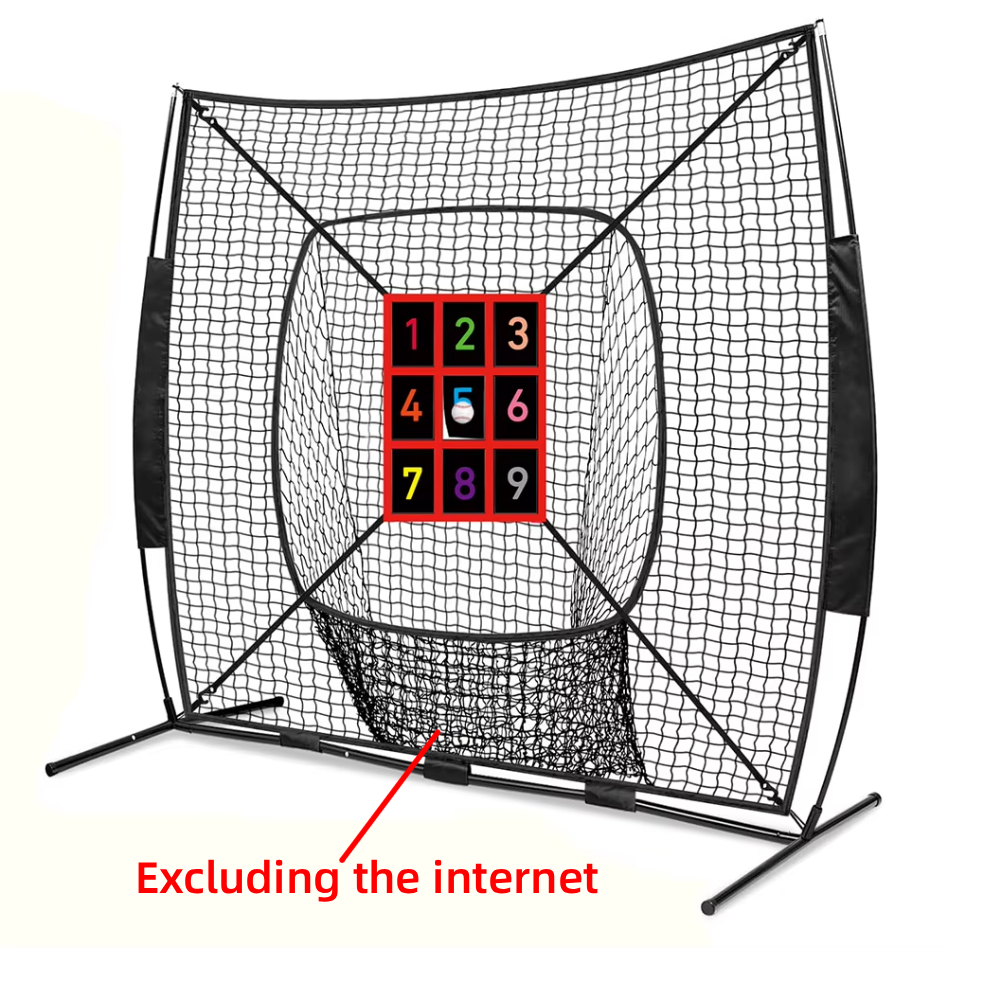 Practice Net Hitting - 9-sekcyjny numerowany trener strefy uderzeniowej (bez