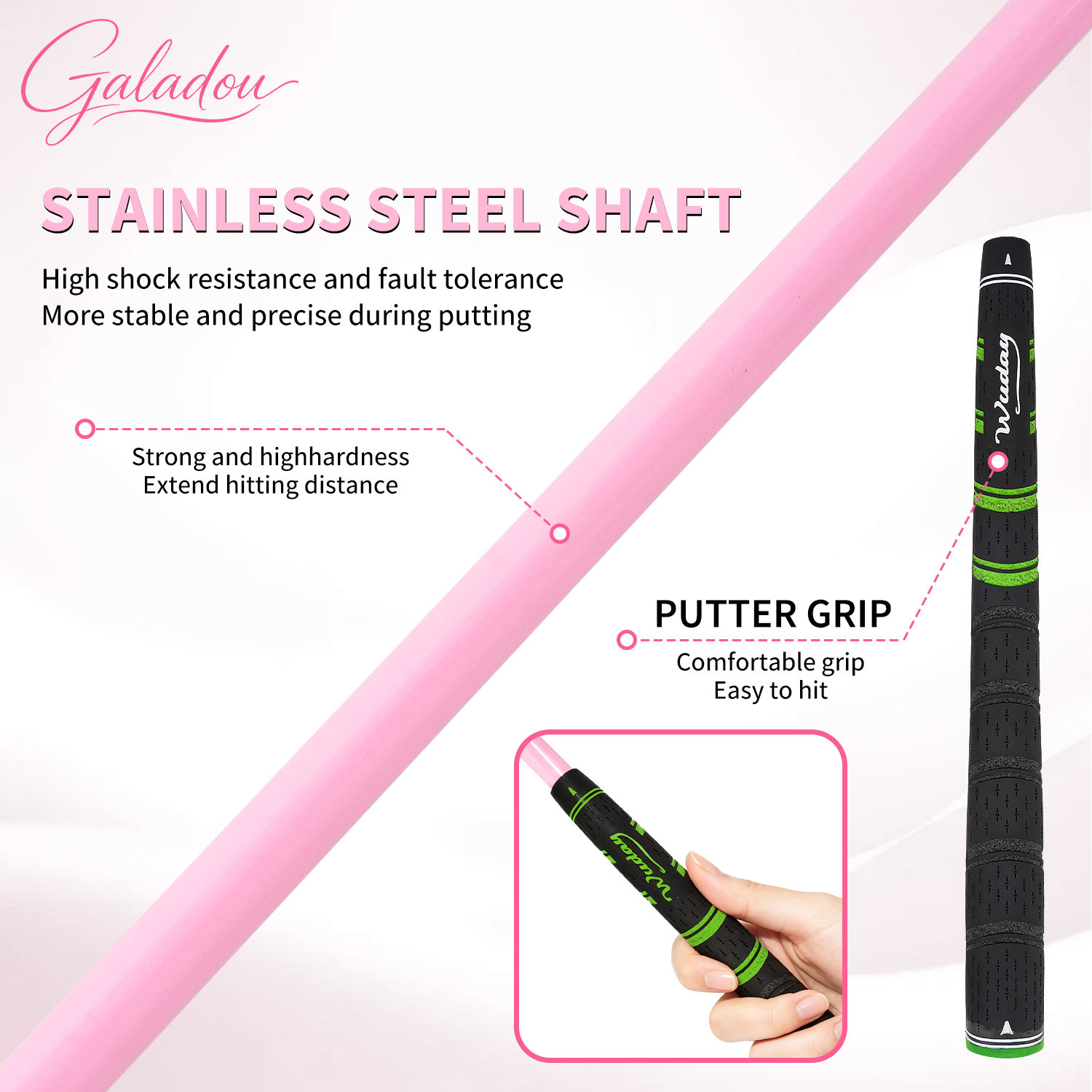 Różowy putter golfowy z niebie – Golf Equipment Value recenzja i cena