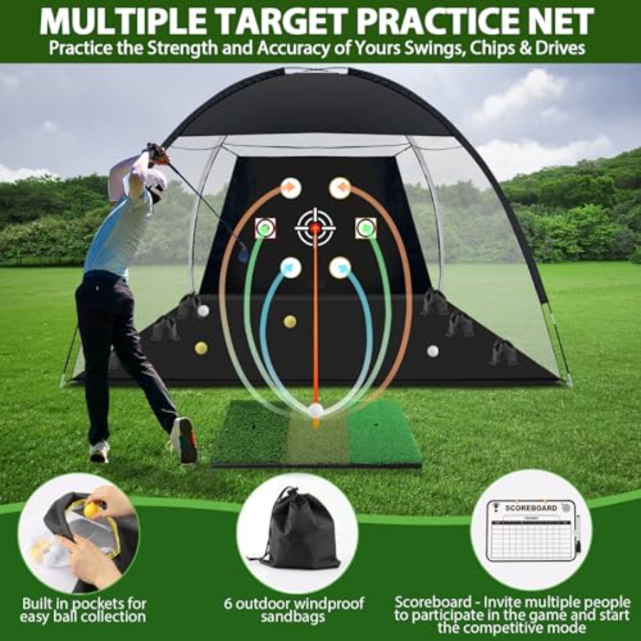 Siatka do golfa, siatka trenin – Practice Net Hitting recenzja i cena