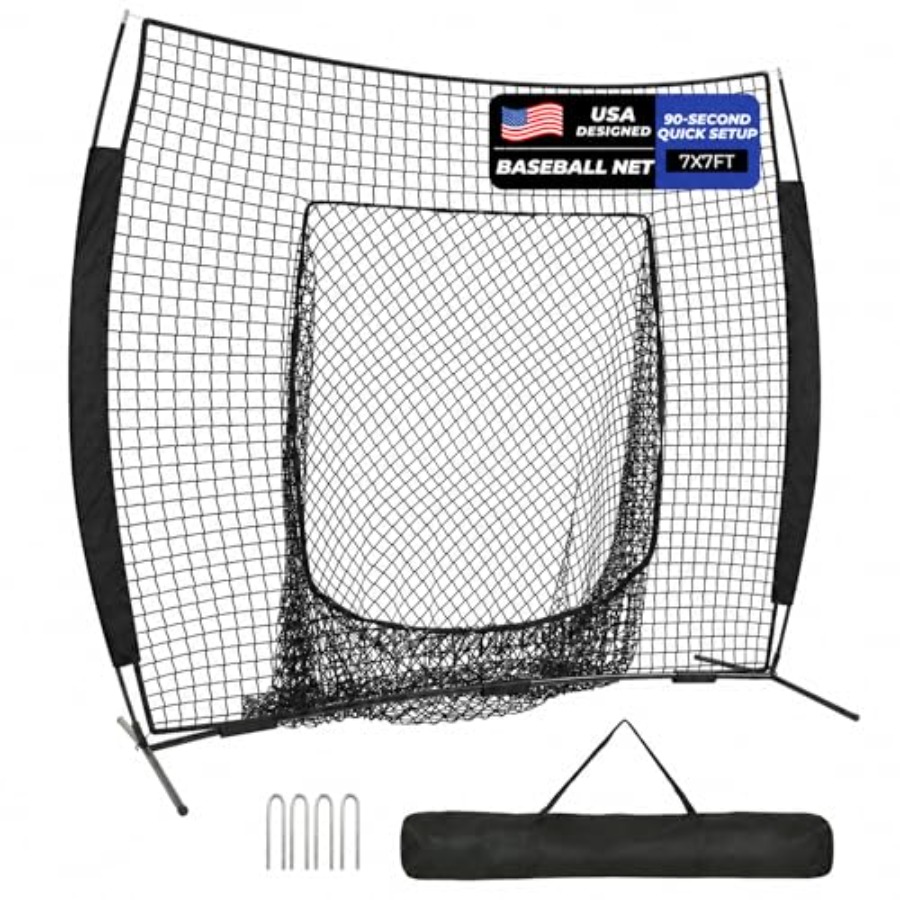 Siatka do baseballu 7 x 7 stóp – Practice Net Hitting recenzja i cena