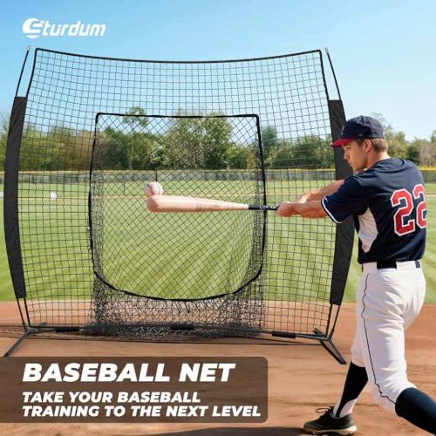 Siatka do baseballu 7 x 7 stóp – Practice Net Hitting recenzja i cena