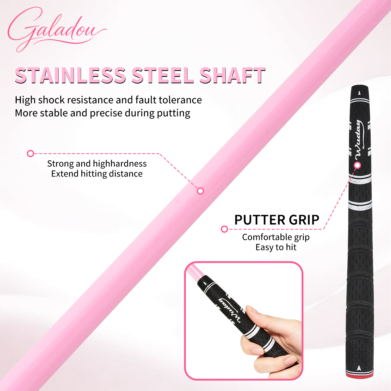 Różowy putter golfowy z niebie – Golf Equipment Value recenzja i cena